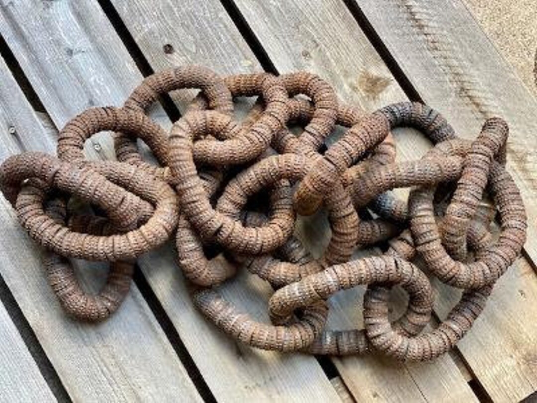 Bottle Cap Chain 8ft Americana Folk Art 19 Links Bottlecap Etsy