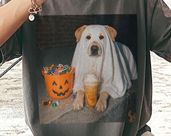 Labrador Halloween PNG Instant Download, Labrador Retriever Lover Tee, Spooky Lab Mom Shirt Designs