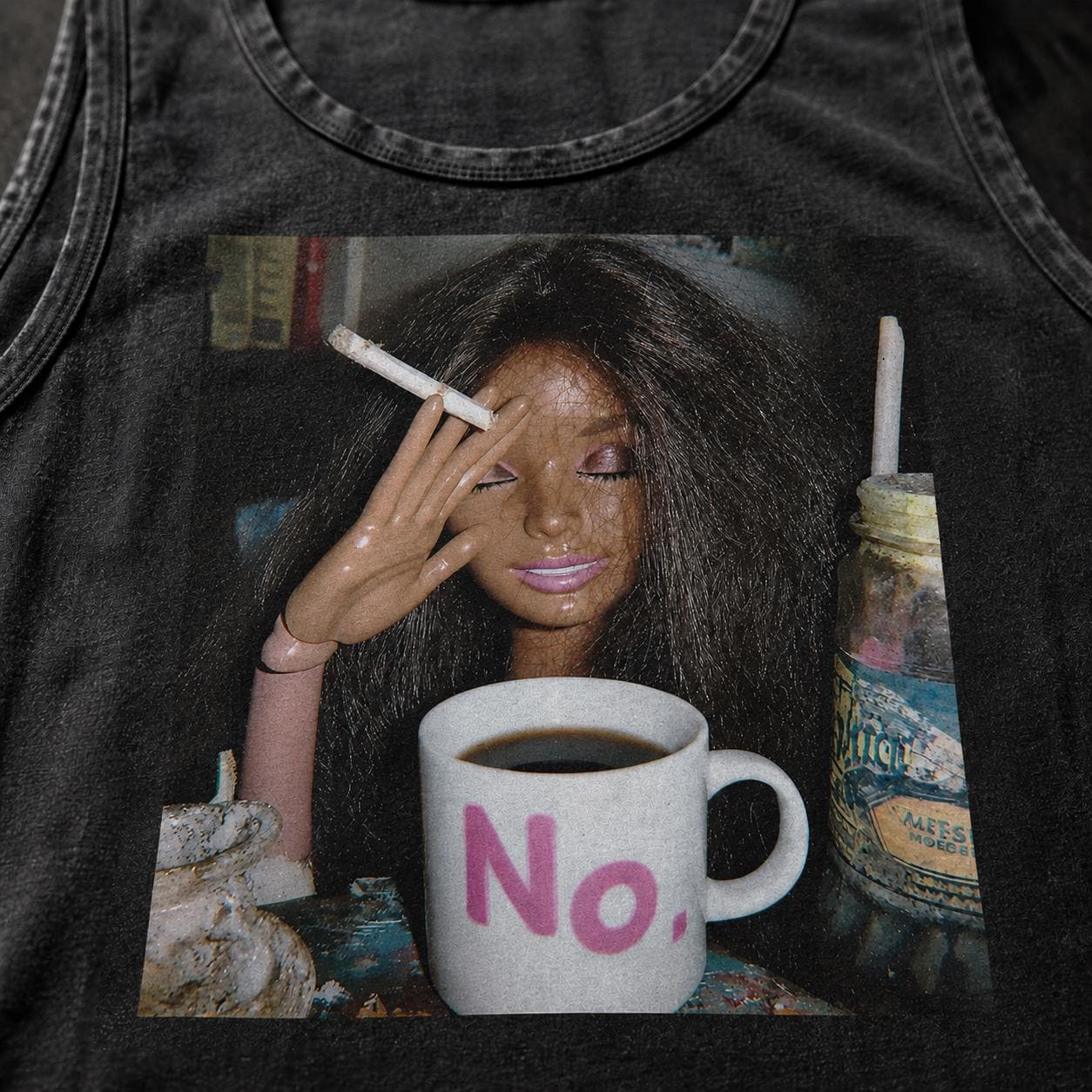 barbie cigarettes Barbie Smoking Print