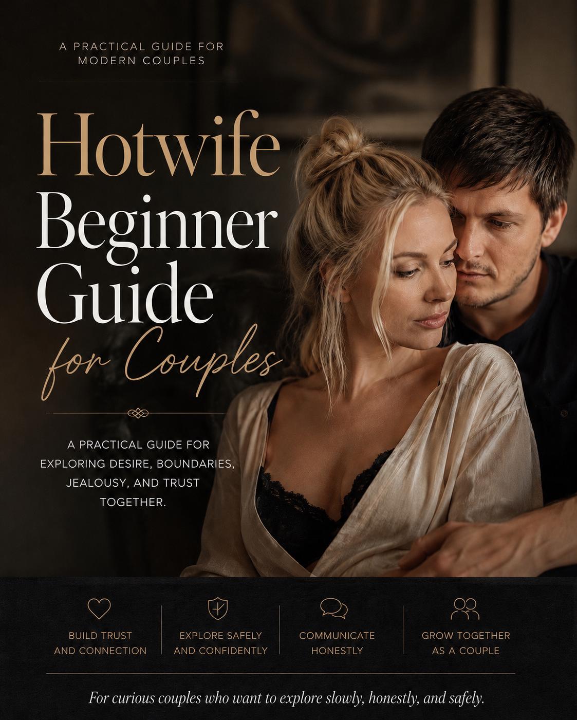 Hotwife Beginner Guide for Couples, Digital Workbooks for Boundaries, Trust Communication, Lifestyle Preparation