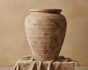 Handcrafted Rustic vase - 56cm