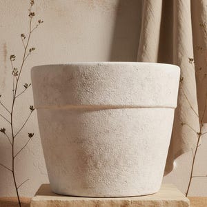 Handgefertigte, rustikale Vase im Antik-Look – 46 cm