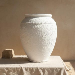 Handcrafted Rustic vase - 66cm