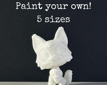Littlest Pet Shop LPS - Wolf Cat - Custom
