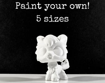 Custom Littlest Pet Shop Wolf Figure – Bobble Head, 3D Printed PLA