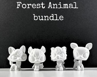 Custom Littlest Forest Animal Bundle Figures – 3D Print