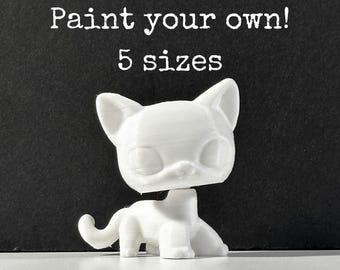 Littlest Pet Shop LPS -  Standing Shorthair Cat - Custom