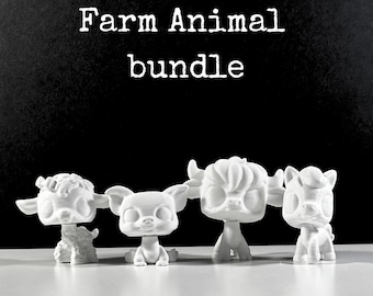 Custom Littlest Farm Animal Bundle Figures – 3D Print