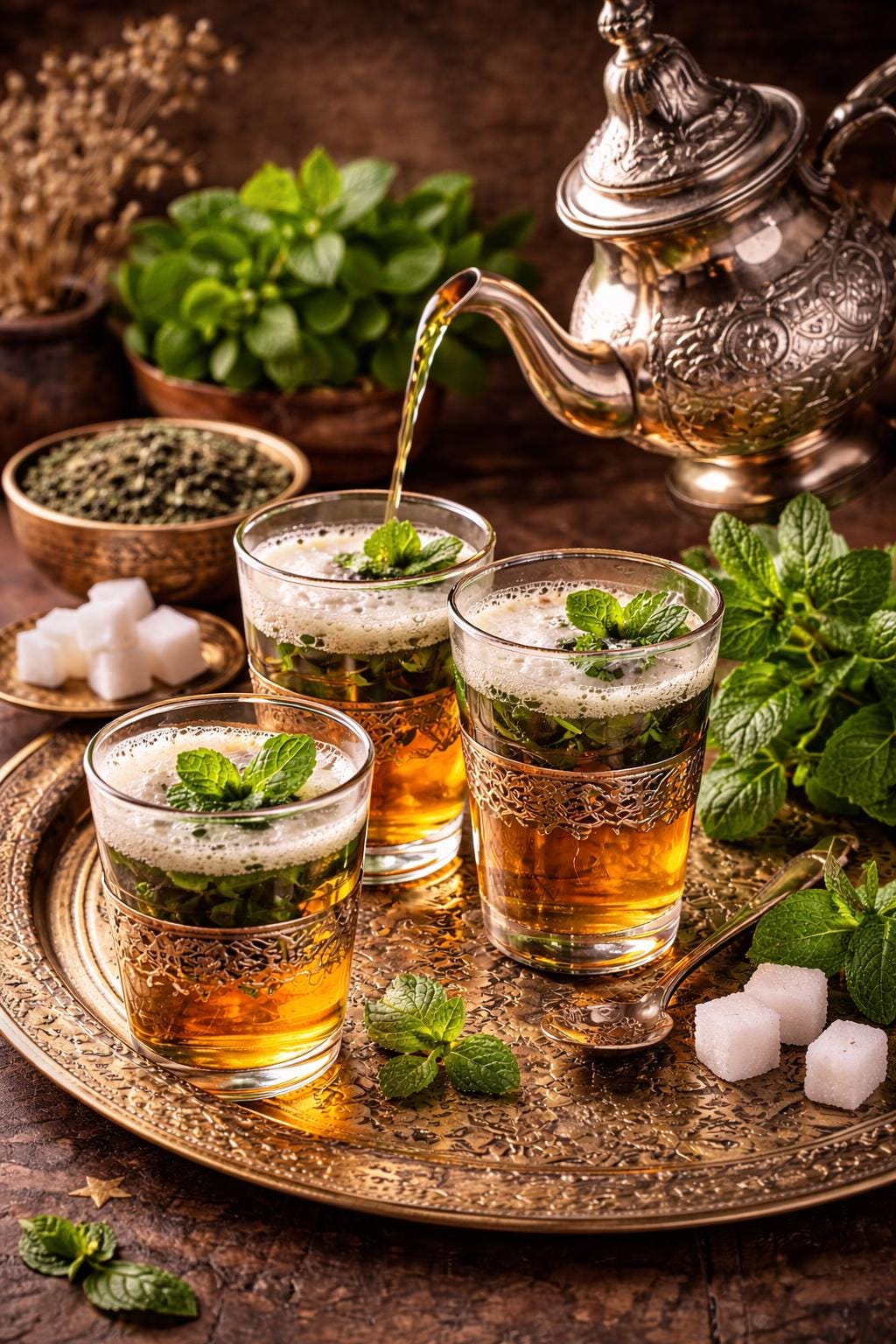 Atay Tea Moroccan Mint Tea Recipe | Atay Printable Kitchen Art (digital Download ...