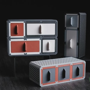 Modular Magnetic Drawer Organizer | Stackable Desk Shelf Storage System