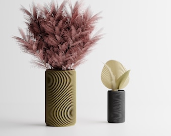 Ripple Vase | Minimalist Home Decor | Decorative Flower Vase | Scandinavian Style