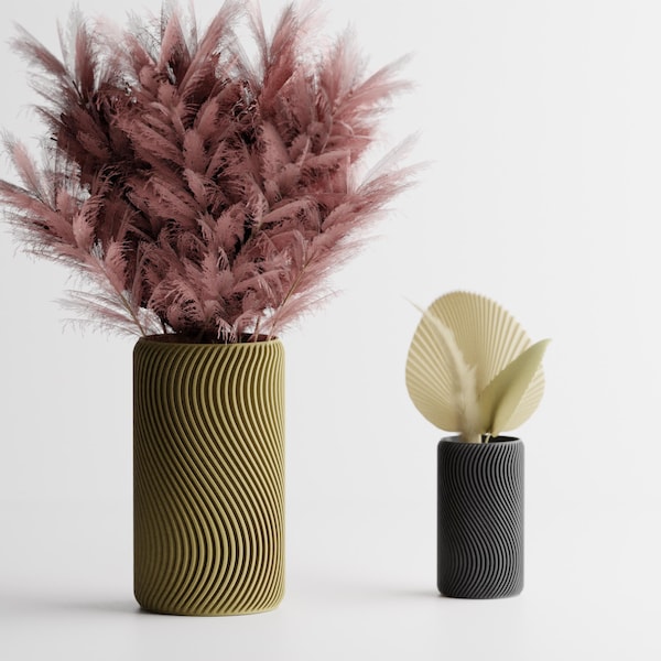 Vaso Ripple | Decoração minimalista para casa | Vaso decorativo para flores | Estilo escandinavo