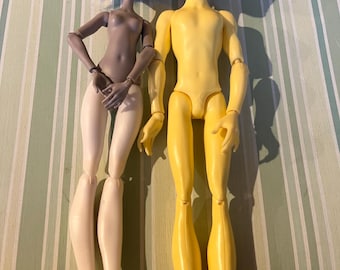 Monster High Doll Lot Nude Monica D’Kay & Jackson Jekyll Mattel OOAK Custom Base