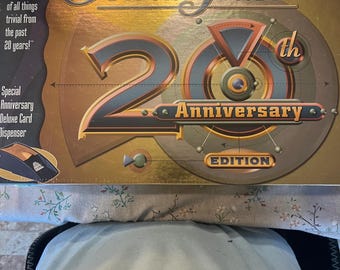 Sealed Trivial Pursuit 20th Anniversary Edition – Vintage 1990s Board Game