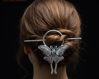 Butterfly Hair Pin | Cottagecore Hair Stick, Gift for Her, Everyday Accessory, Fantasy LARP