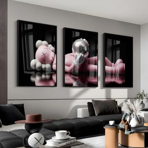 hypebeast set of 3, hypebeast toy, modren wall art, hypebeast poster, hypebeast decor, hypebeast wall art, cool wall art, hypebeast digital, hypebeast printable, luxury wall art, trendy wall art, digital download, kids room decor