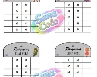 Nuancier Rosymeng 160