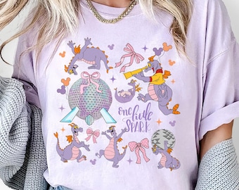 Coquette Disneyland Purple Dragon Shirt, Disney Figment Shirt, Magic Kingdom Shirt, Purple Dragon Tee, WDW Figment Shirts