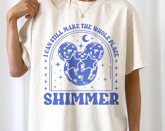 Retro Shimmer Mouse Disco Ball Shirt, Make the Place Shimmer Tee, Midnights Shirt, I’m Still Bejeweled, Disney Eras Tour Sweatshirt