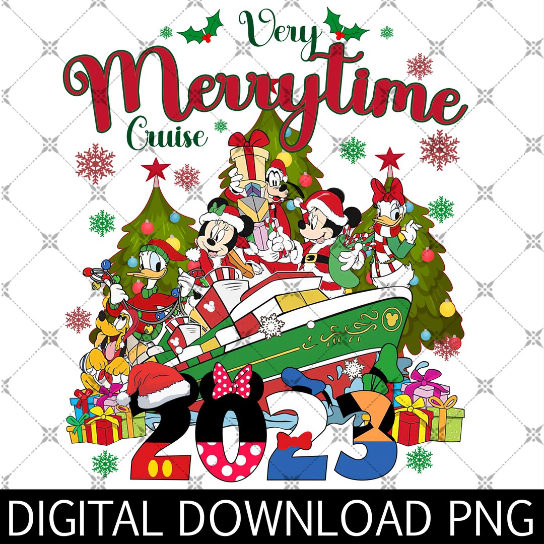 Very Merrytime Cruises Family Png Christmas Cruise 2023 Png Etsy