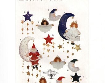 DIY Christmas Ornaments & Wall Hangings,  Uncut Sewing Pattern, 1990s