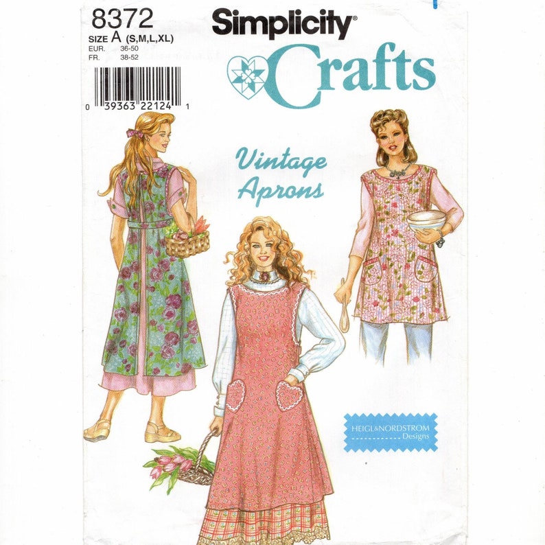 Size S-XL Full Coverage Aprons W/ Back Button & Strap, Shaped Pockets ...