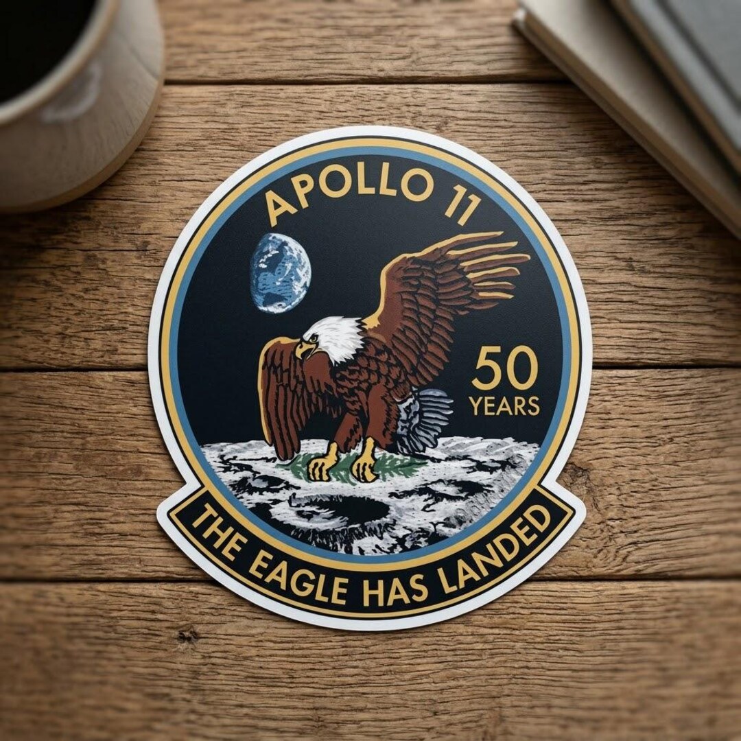 Apollo 11 Moon Landing Mission Patch Embroidered Iron on Sew on Space ...