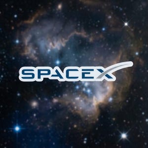 SpaceX Sticker – Rocket Launch Vinyl Decal, Waterproof Die Cut Sticker for Laptop, Bottle & Gifts