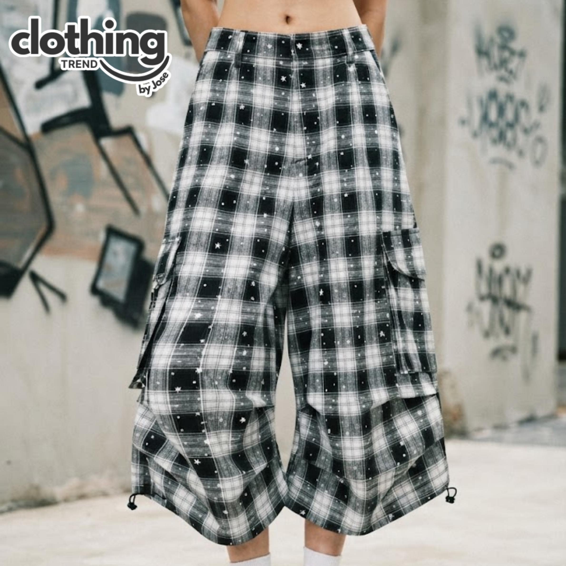 Plaid Baggy Shorts - Etsy