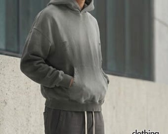 Retro Hoodie Jacket | Loose Fit Pullover | Casual Streetwear Top | Minimal Teen Style