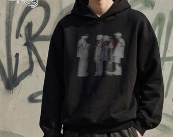 Graphic Hoodie Sweatshirt | Boxy Loose Fit Pullover | Daily Wear | Retro Street Style