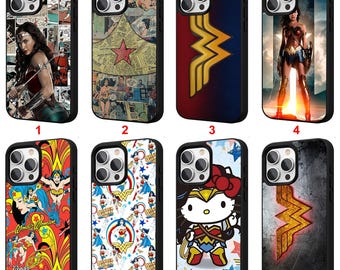 Wonder Woman iPhone Case for iPhone 11 12 13 14 15 16 17 Pro Max Plus Air 17e| Personalized Case Custom Phone Cover #C