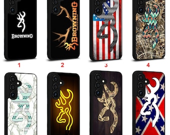 Realtree Browning Camo Samsung Case for Galaxy S20 S22 S23 S24 S25 S26 Plus Ultra Note 10 20 Z Fold Flip Series Personalized Custom Case #B