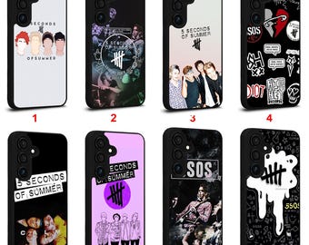 5 Seconds of Summer 5SOS Samsung Case for Galaxy S20 S22 S23 S24 S25 S26 Plus Ultra Note 10 20 Z Fold Flip Series Personalized Case #B