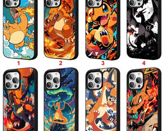 Mega Charizard Monster iPhone Case for iPhone 11 12 13 14 15 16 17 Pro Max Plus Air 17e| Personalized Case Custom Phone Cover #B