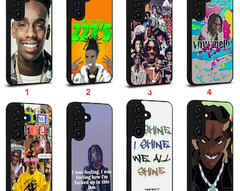 YNW Melly Rapper Samsung Case for Galaxy S20 S22 S23 S24 S25 S26 Plus Ultra Note 10 20 Z Fold Flip Series Personalized Custom Case #B