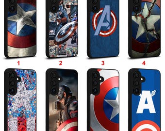 Captain America Samsung Case for Galaxy S20 S22 S23 S24 S25 S26 Plus Ultra Note 10 20 Z Fold Flip Series Personalized Custom Case #A