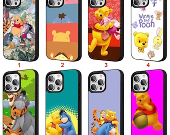 Winnie the Pooh iPhone Case for iPhone 11 12 13 14 15 16 17 Pro Max Plus Air 17e| Personalized Case Custom Phone Cover #B