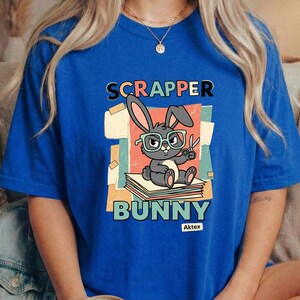 Scrapper Bunny Easter Tee Spring Holiday Shirt