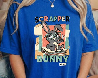 Scrapper Bunny Easter Tee Spring Holiday Shirt