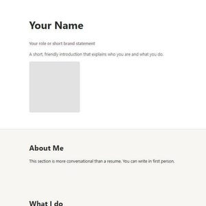 Plantilla de sitio web para currículum de marca personal (HTML, CSS, sitio de portafolio accesible)