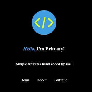 Plantilla web de portafolio sencilla
