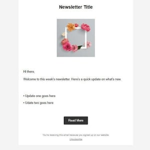 Hand Coded HTML Email Template | Simple Newsletter Boilerplate