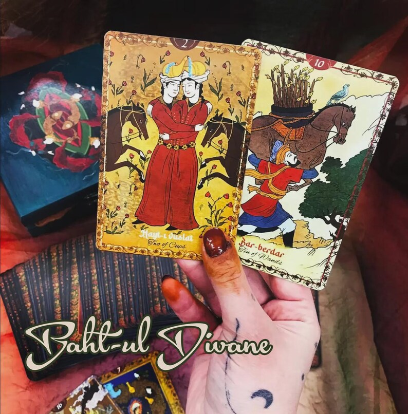 Baht-ul Divane Tarot Deck - Etsy