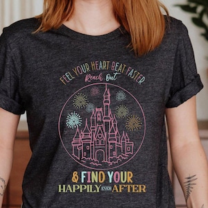 Happily Ever After Shirt, Disney World T-shirt, Disney Castle Tee, Disney Family Shirt, Disney Trip Shirt, Disney Travel,Magic Kingdom Shirt Bild 1