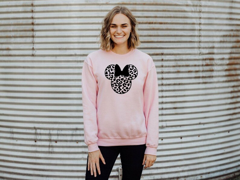 Minnie Mouse Sweatshirt, Disney Family Trip Sweatshirt, Disney Vacation Gift, Minnie Ear Sweatshirt, Magic Kingdom Sweatshirt, Disneyland Bild 3