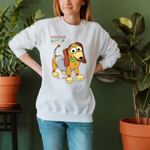 Funny Dog Sweatshirt, You've Got A Friend In Me Slinky Dog Sweatshirt, Toy Story Slinky Dog Sweatshirt, Disney Family Vacation Sweatshirt image 2