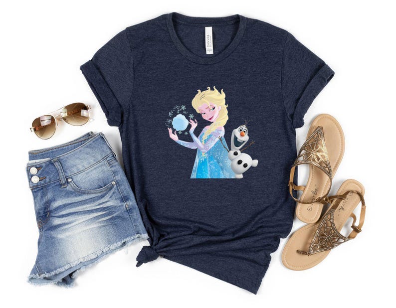Princess Elsa Shirt, Disneyland Shirt, Disney Olaf T-shirt, Frozen Elsa Shirt, Frozen Birthday Gift, Disney Princess Tee, Disney World Shirt image 1