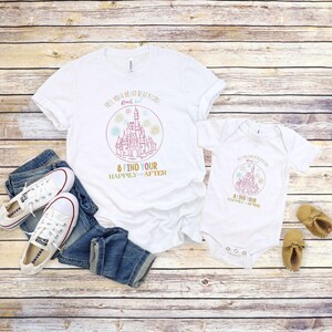 Happily Ever After Shirt, Disney World T-shirt, Disney Castle Tee, Disney Family Shirt, Disney Trip Shirt, Disney Travel,Magic Kingdom Shirt Bild 3