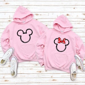 Mickey Mouse Hoodie, Disney Couple Hoodie, Disney Family Hoodie, Minnie Mouse Hoodie, Disneyworld Hoodie, Funny Disney Matching Hoodie image 2